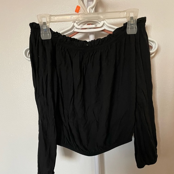 Brandy Melville Tops - - Brandy Melville- Off Shoulder Crop Top
